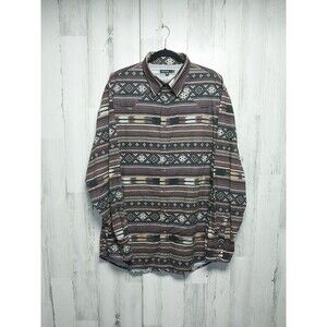 Tin Haul Men's XXL Western Shirt Aztec Print